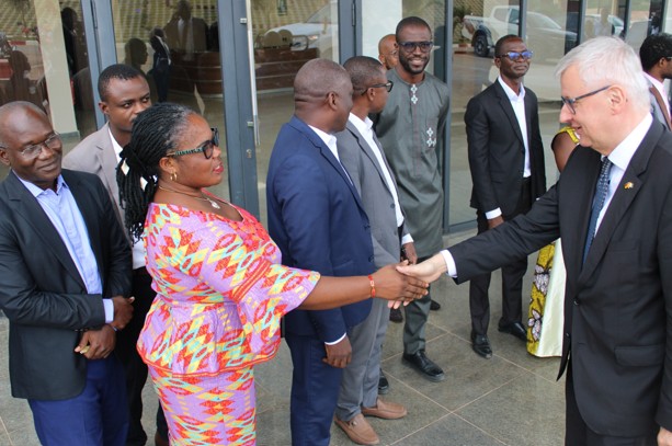 L’Université Polytechnique de San Pedro reçoit l’Ambassadeur de l’Allemagne en Côte d'Ivoire.