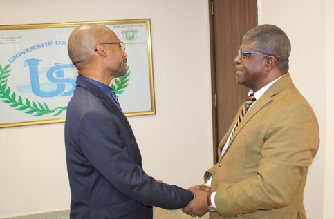 Rencontre d'échanges entre S.E.M Anderson BLANC, Ambassadeur du Canada en Côte d'Ivoire et les étudiant.e.s de l'Université Polytechnique de San Pedro