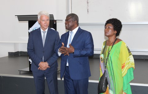 L’Université Polytechnique de San Pedro a reçu, ce Mardi 16 Avril 2024, dans ses locaux, S.E.M. Alexey SALTYKOV, Ambassadeur de la Fédération de Russie en Côte d’Ivoire.