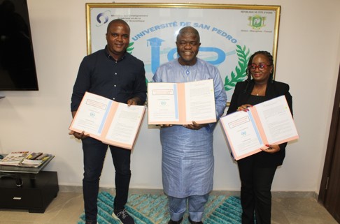 Signature de convention entre l’Université Polytechnique de San Pedro et les hôtels KASADA de la place d’Abidjan