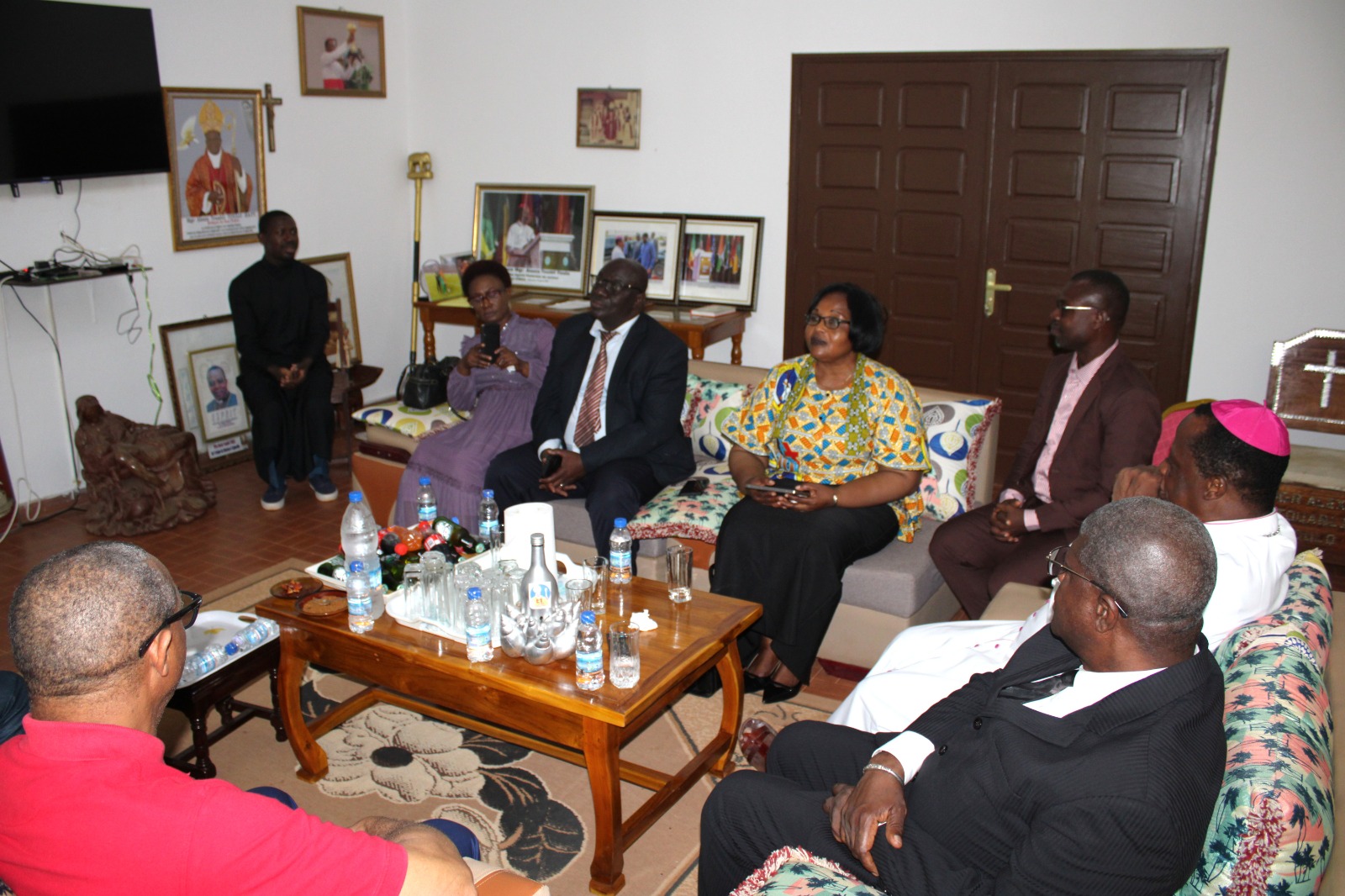 VISITE DU PRÉSIDENT DE L’USP A L’ÉVÊQUE DE SAN PEDRO